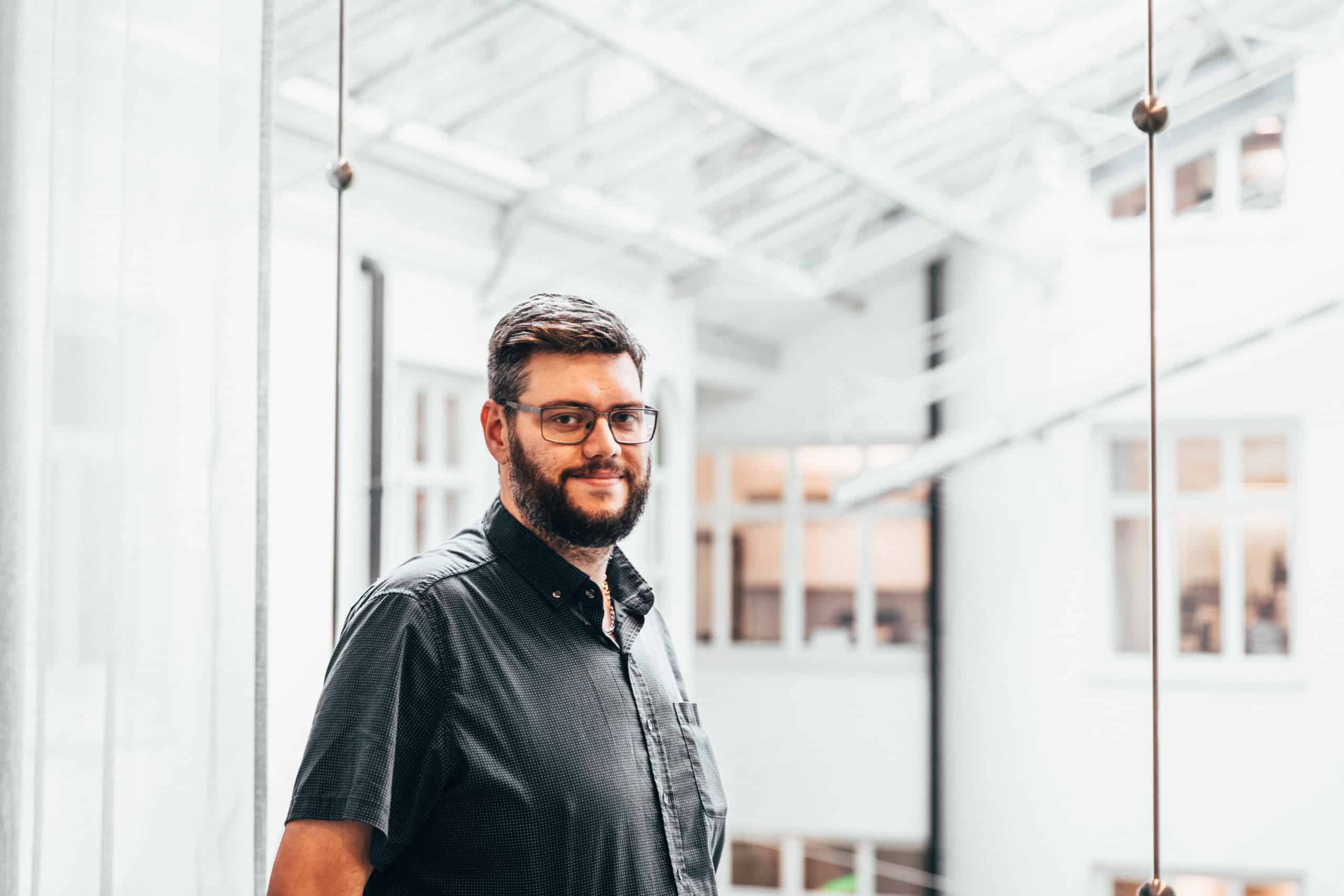 Porträtt av Ackim Axelsson Canay, Service Delivery Manager