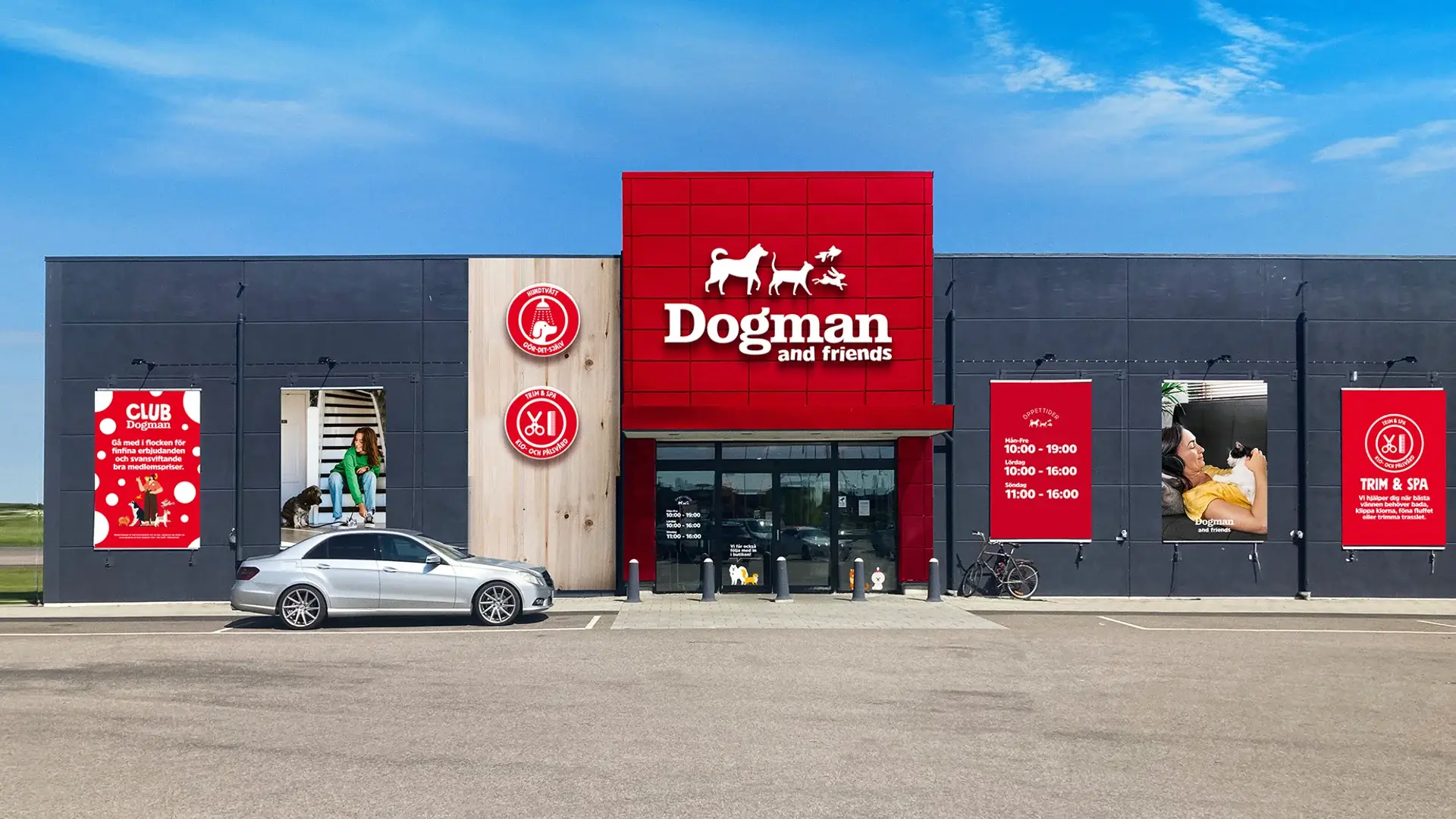 Entre till en Dogman affär.