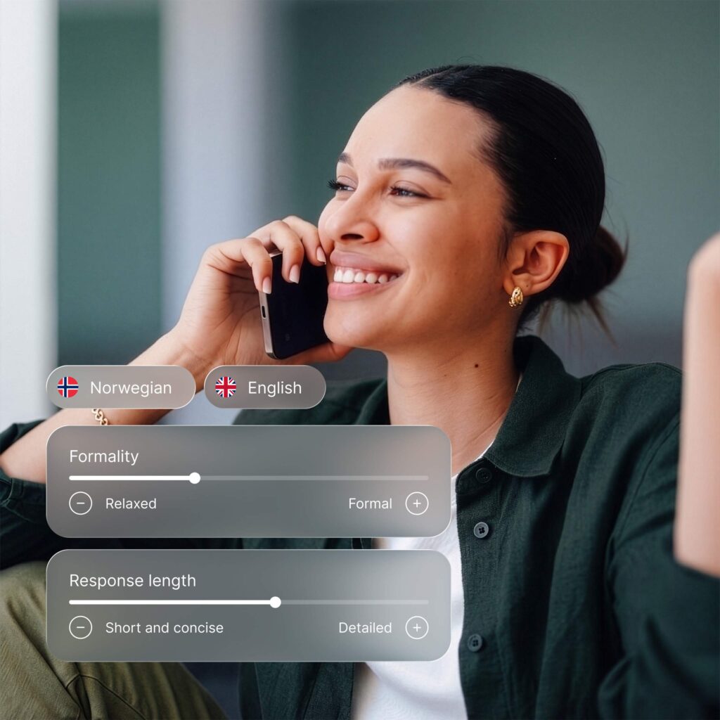 Paramètres de tonalité et de langue